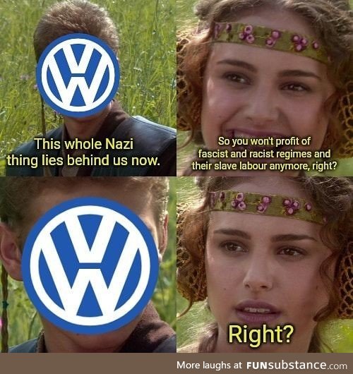 Volkswagen does it. Again