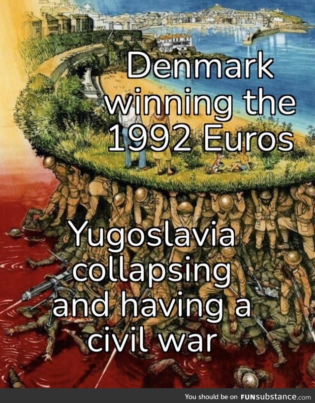 They only qualified because Yugoslavia pulled out