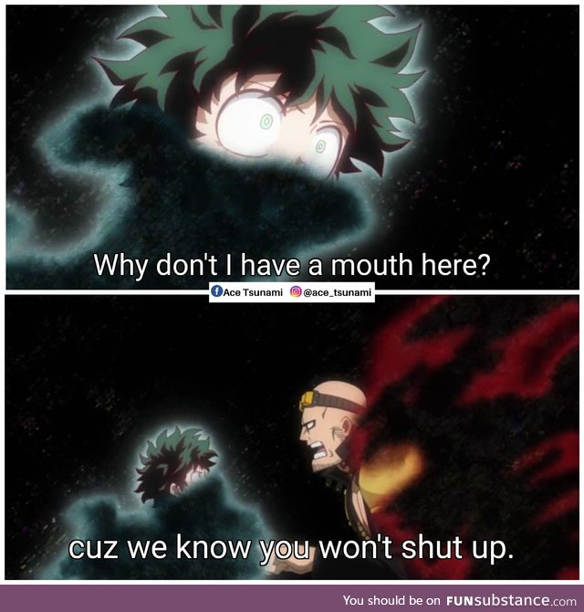 Midoriya goes mutter mutter