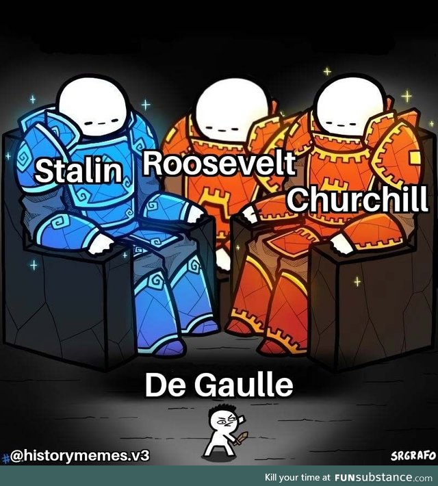 The big three and the...... De Gaulle