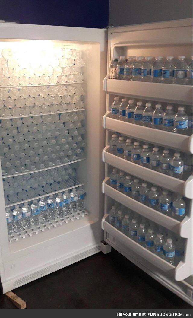 How Ronaldo’s fridge looks like