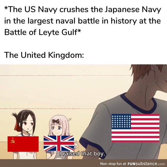 The United States inherited Britain’s naval prowess