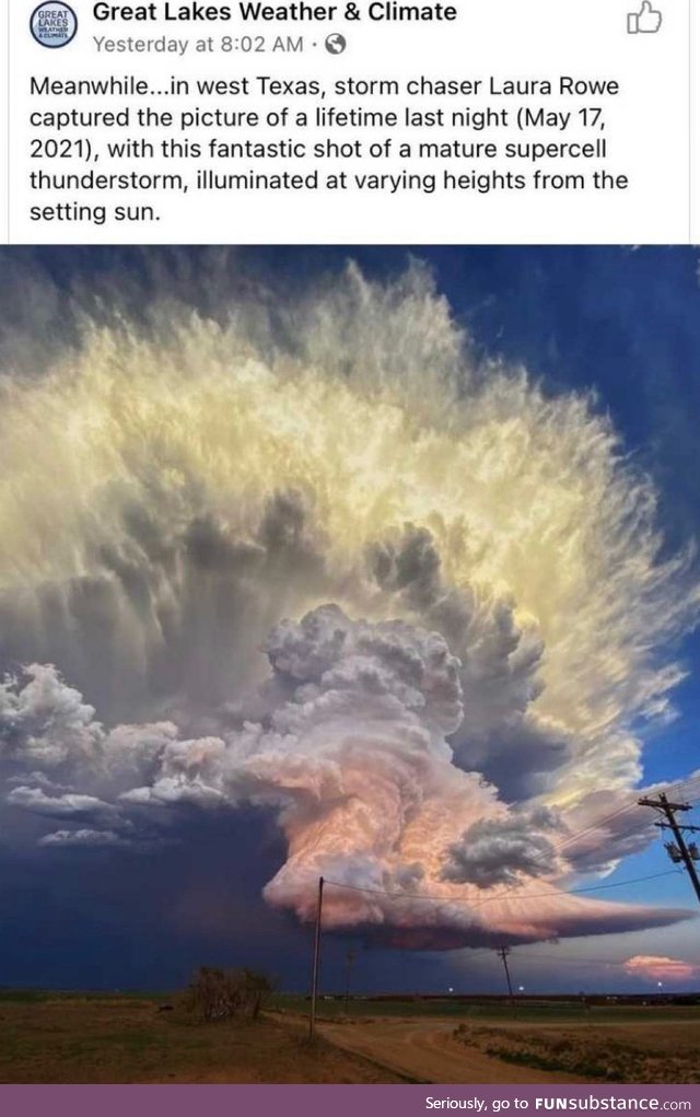 Mature Supercell Thunderstorm