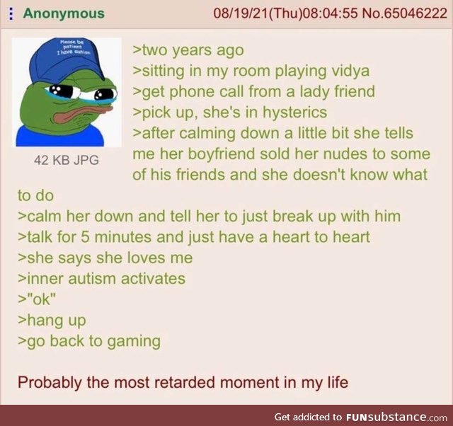 Anon is a chad