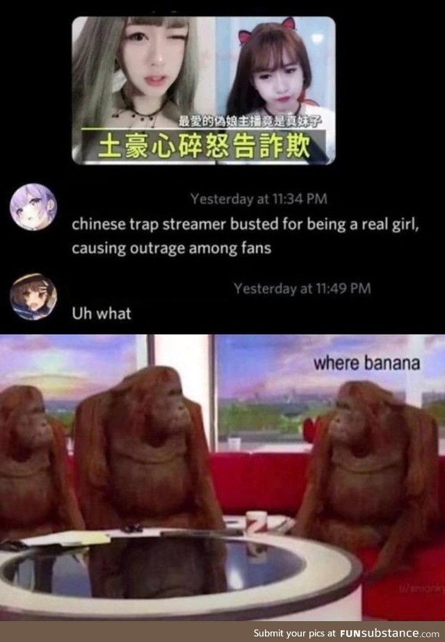 Where banana?