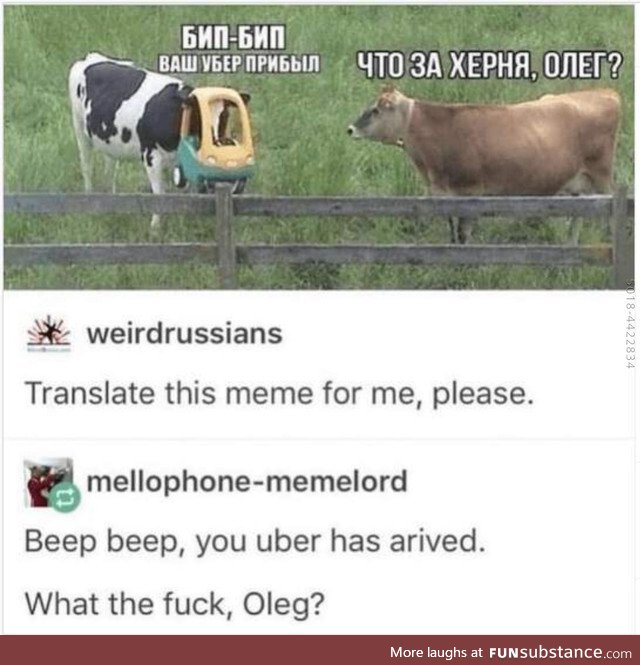 Seriously Oleg...