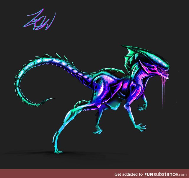 Xeon the Neon Xenomorph