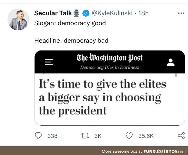 Democracy Dies In DoubleThink