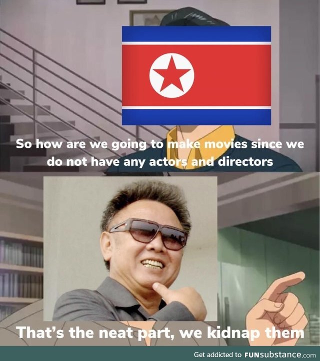 Kim Jong il is definitely a real life Bond villain