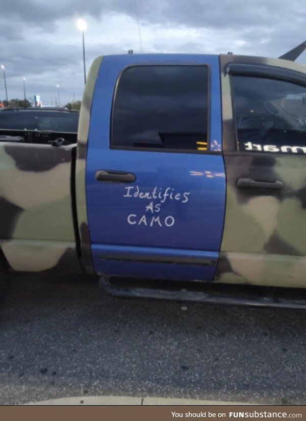 Identifies as Camo