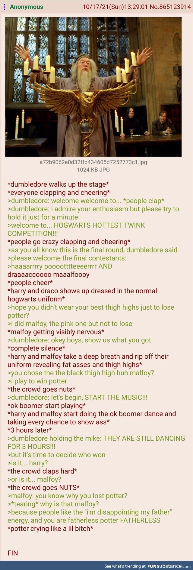 Hogwarts competition