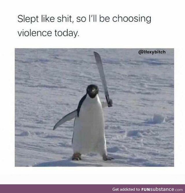 Choosing violence today