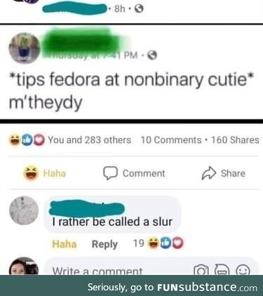 Fedora moment