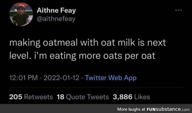 More oats per oat