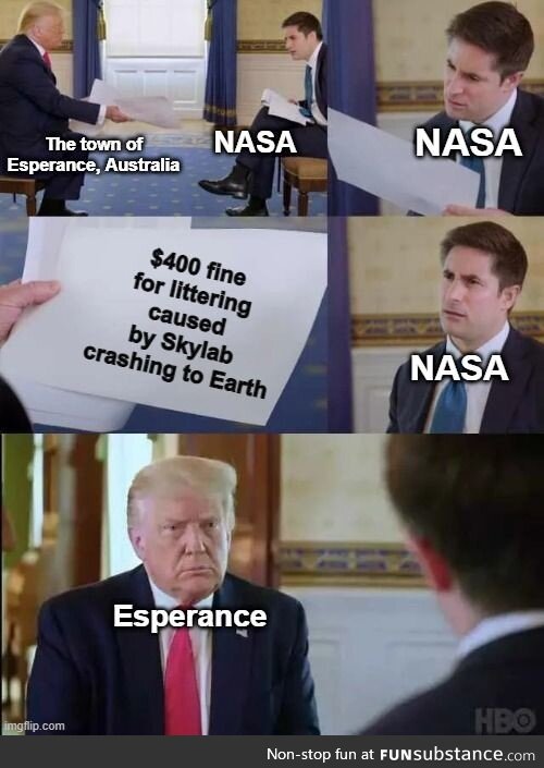 Littering?! NASA can be so trashy at times