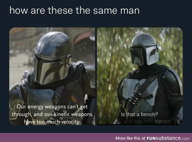 How is this the same mandalorian