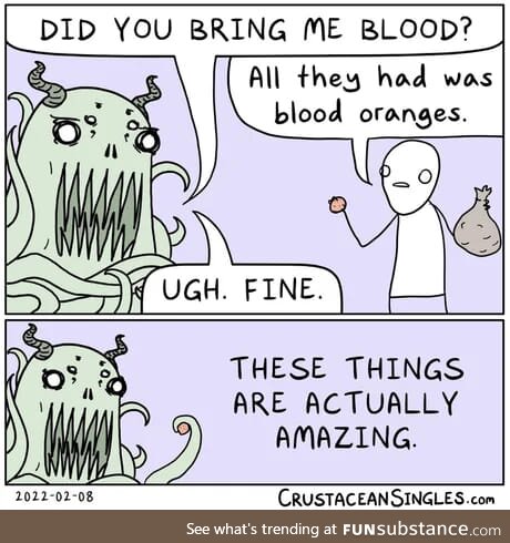 Blood Oranges for the Blood God