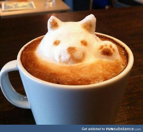 Coffee Art #19 - Pupper