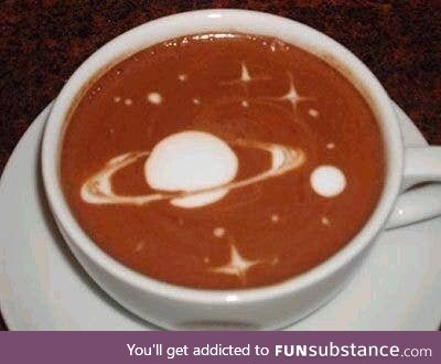 Coffee Art #20 - Outta This World