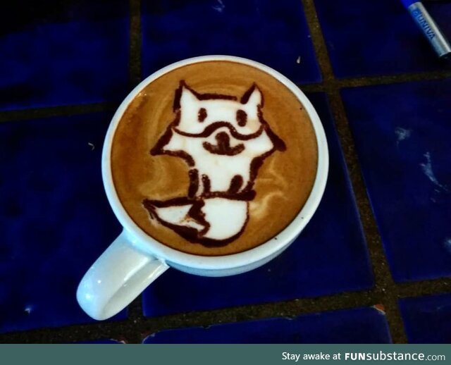 Coffee Art #26 - Fox