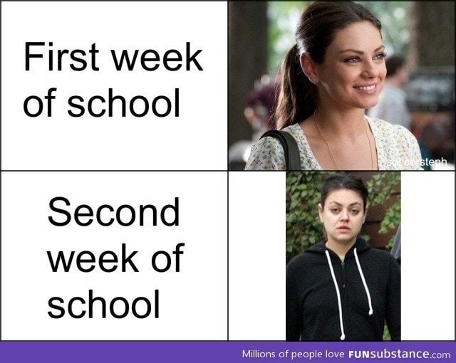 First week of school