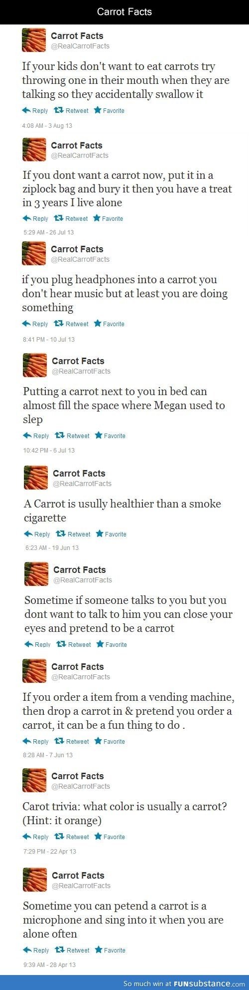 Interesting Carrot Facts