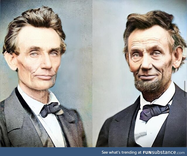 Abraham Lincoln when GTA V came out vs. When GTA VI was released,