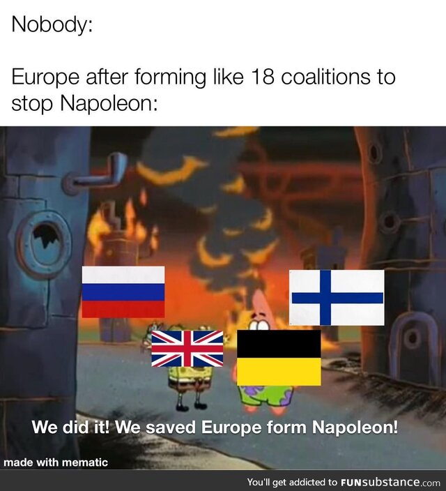 Poor napoleon