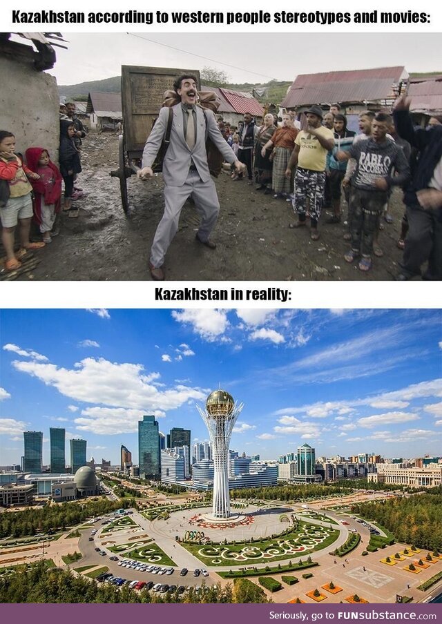 Kazakhstan is kinda civilised and nice place