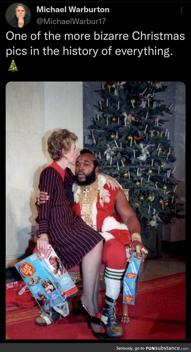 Nancy Reagan and Mr T, 1983