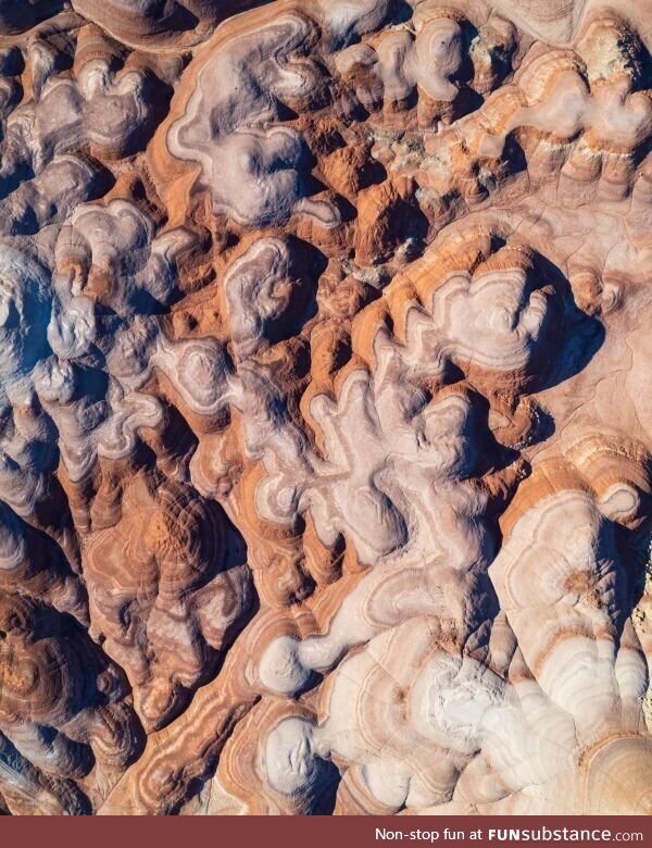 Aerial photo of the Utah desert