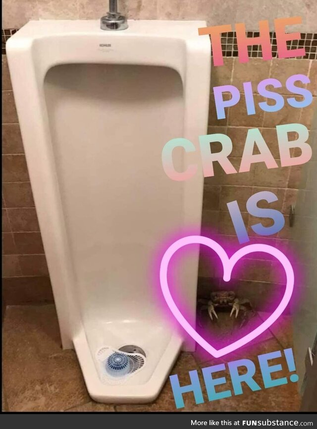 Piss crab