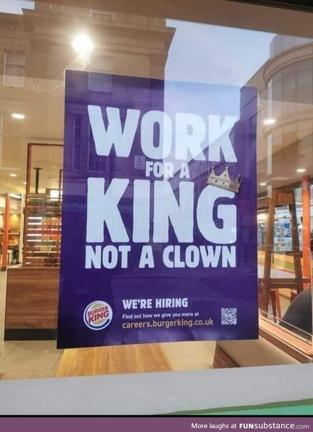 Burger King taking digs at Maccys UK