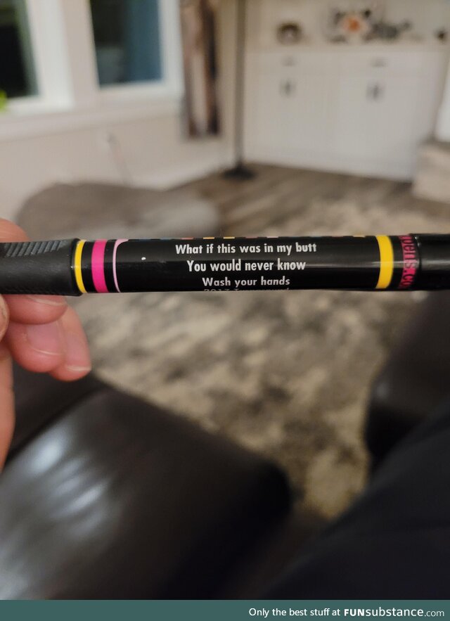 A few years ago a buddy and I had 300 pens made that said this. Gave them away