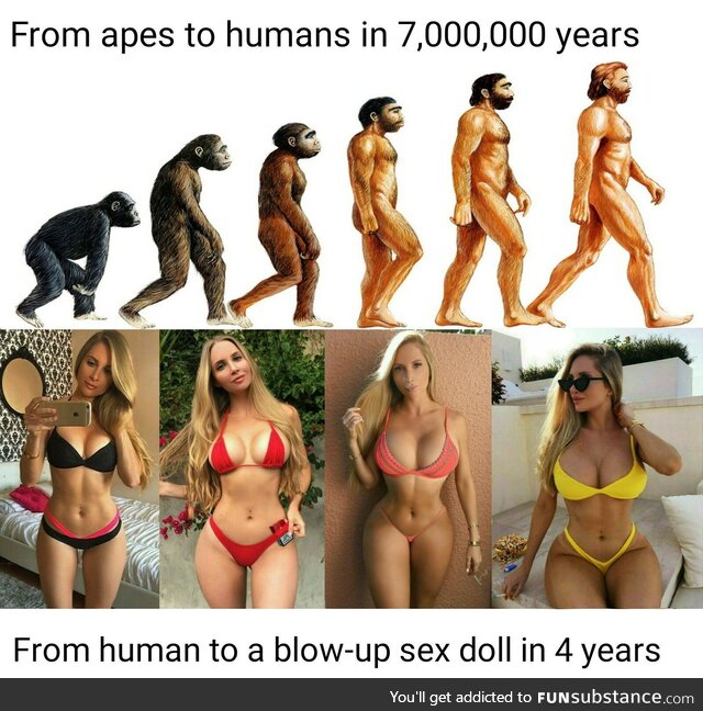 Who said evolution is slow?