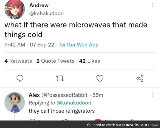 Cold microwave