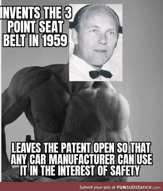 Nils Bohlin is a Chad, invents a seat belt that saves lives and is the standard in all