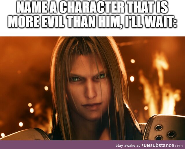 Character name: Sephiroth