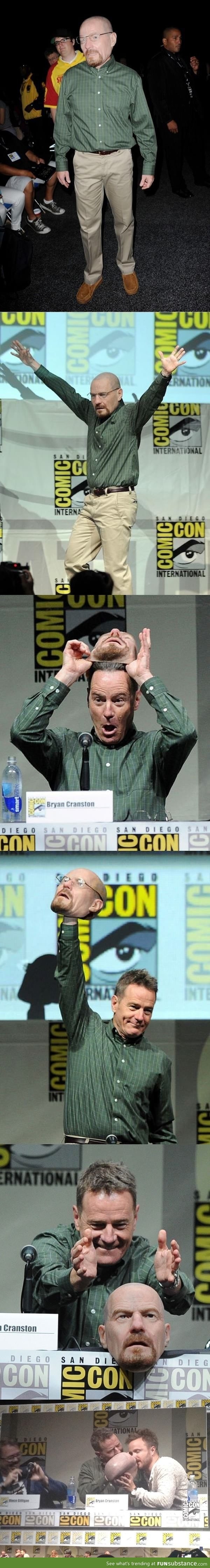 Bryan Cranston at comic con