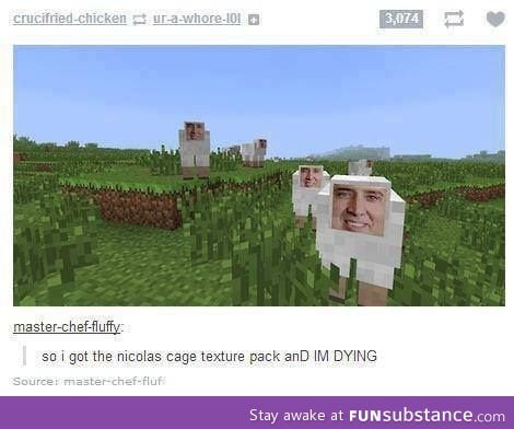 Nic Cage texture pack