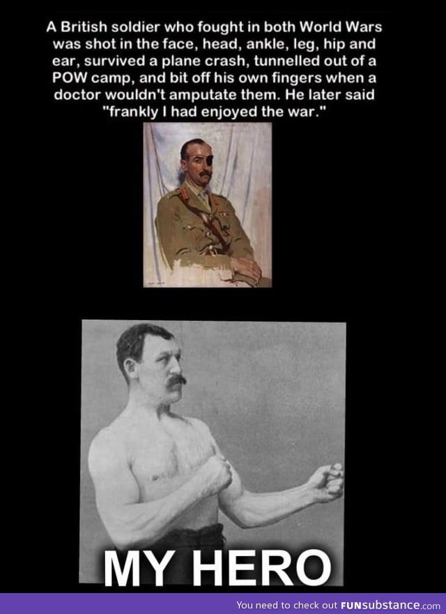 Real overly manly man