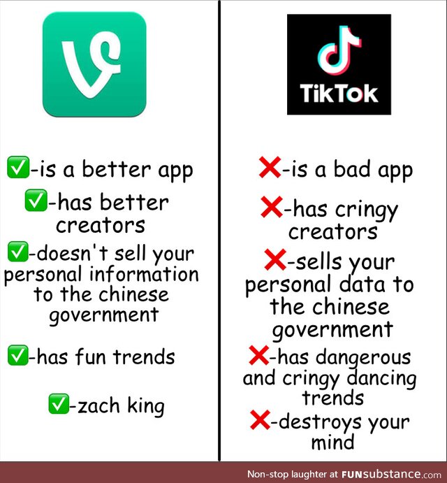 Why vine is superior to tiktok