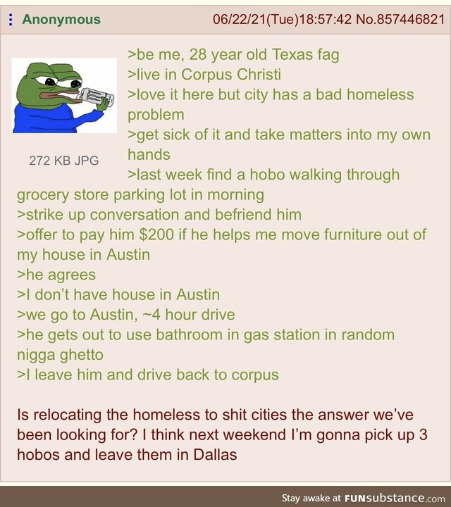 Anon has a hobo problem