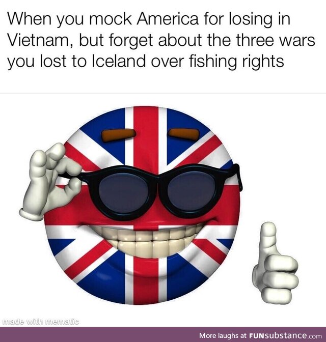 Let's leave that to UK-Iceland dispute