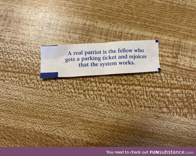 What a fortune…