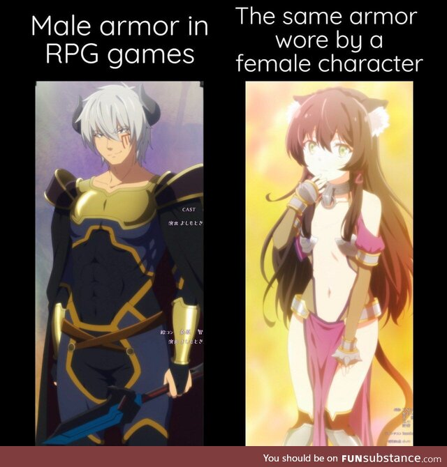 Level 99 female armor : Bras and Panties with a "little" taste of fan service