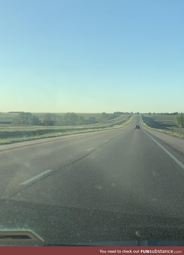 Western Kansas rush hour traffic is unreal