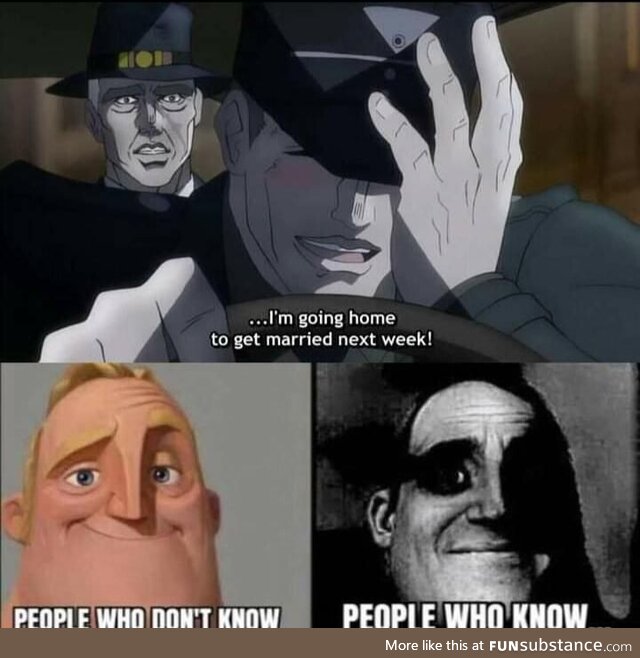 Even speedwagon was scared!