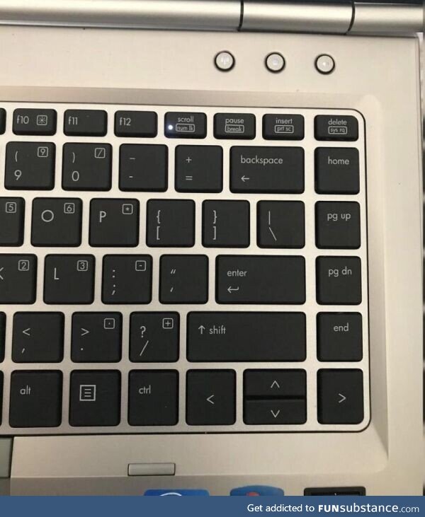 The pattern of this keyboard makes it seem like there are dark spots between the keys