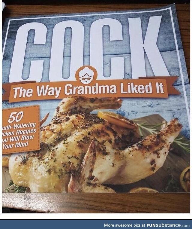 Grandma likes a mouthful!